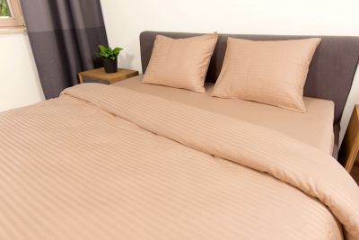 Voodipesu komplekt Line Beige