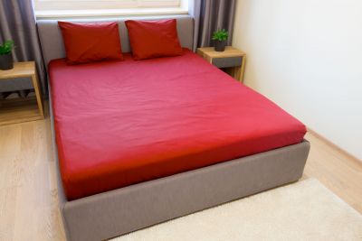 Puuvilla aluslina Punane 150x220 cm