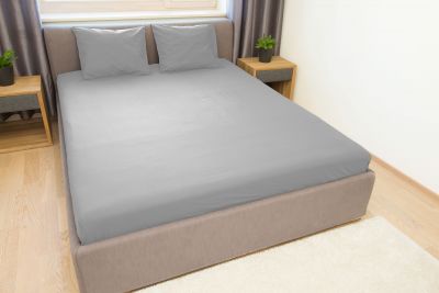 Простыня Grey монохромные 240x220