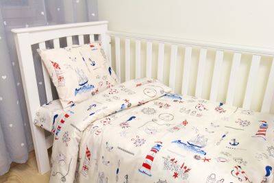 Beige Meri voodipesu komplekt 110x145